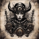 Steampunk Cyber Female